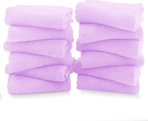 Vista 54 de TENSTARS Toallas de baño de seda con dobladillo para liquidación de baño - 27 x 55 pulgadas - Ligeras, delgadas, de secado rápido - Toalla