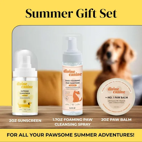Vista 2 de Spray protector solar para perros - Protección solar SPF 30 - Kit de regalo
