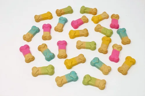 Vista 2 de Claudia's Canine Bakery Luv Bones - Golosinas gourmet de vainilla para perros - Pasteles