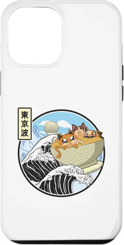 Vista 6 de Funda estética Kawaii Anime Anime Kawaii para iPhone 14 Fideos Ramen
