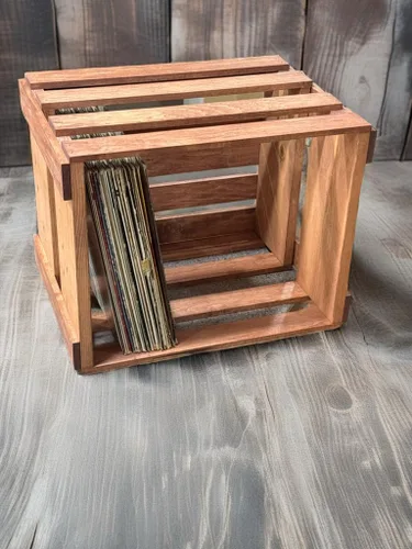 Vista 6 de Darla'Studio 66 Soporte para discos de vinilo Caja de madera