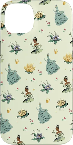 Vista 15 de iPhone 16 Disney Princess Tiana La Princesa y la Rana Print Case