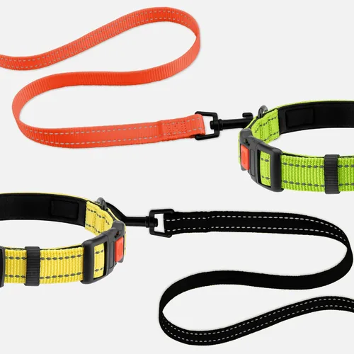 Vista 7 de CollarDirect Correa para perro duradera para mascotas, para caminar, entrenar y correr para pequeña, mediana y grande