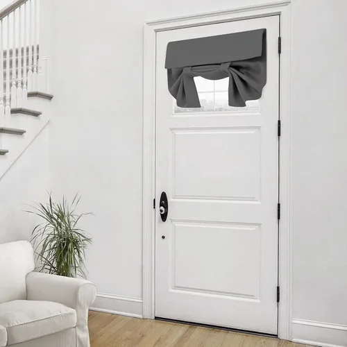 Vista 7 de Cortinas para puerta de aula, cortina de ventana con protección total de privacidad, panel de ventana opaco sólido, para puertas de vidrio, puertas