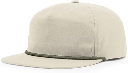 Vista 31 de Richardson 256 Umpqua 5 Panel UPF 50+ Gorras Snapback Premium con Clasificación Cuerda de moca oscuro / caqui