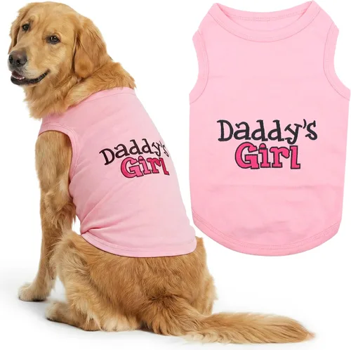 Vista 74 de Parisian Pet - Camiseta para perros y gatos, con texto en inglés Daddy's Girl, 2XS