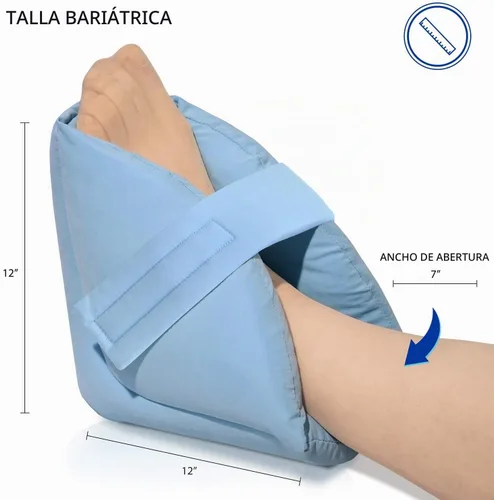 Vista 5 de NYOrtho Protector de Talón para Presión - 2 Botas Ultra Suaves - 2 Almohadas de Pie de Doble Capa para Presión - Protectores de Talón para Llagas