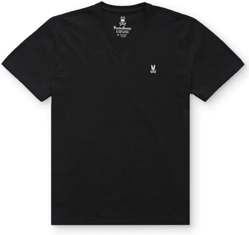 Vista 5 de Camiseta clásica con cuello en V gris para hombre - B6U100CRPC