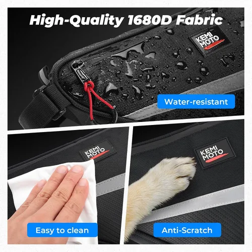 Vista 6 de Bolsa de almacenamiento triangular para barra de protección KEMIMOTO UTV, bolsa universal resistente al agua para techo/puerta/reposabrazos lateral