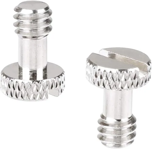 Vista 2 de CAMVATE Tornillo ranurado de 1/4"-20 para placa de liberación rápida (2 piezas) - 2024