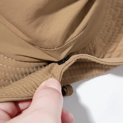 Vista 7 de CLAPE Sombrero de pescador para exteriores, impermeable, UPF 50+, ala Boonie para mujeres y hombres, ligero para senderismo, safari, sombrero