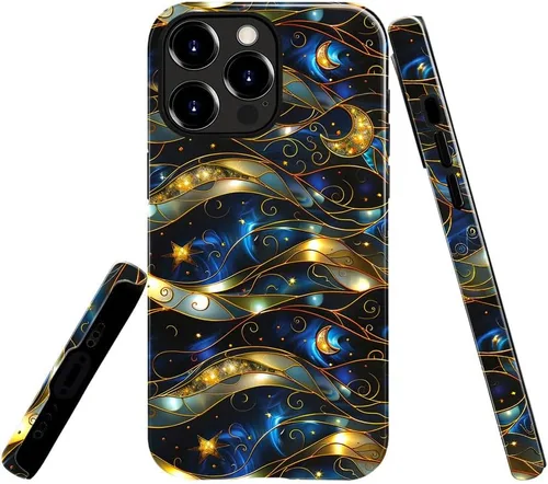 Vista 11 de Funda TnXee Compatible con iPhone 11, Funda Híbrida Brillante de 2 Capas para Prevenir Caídas para Niñas y Niños, Aspecto Bonito con Flores Salvajes