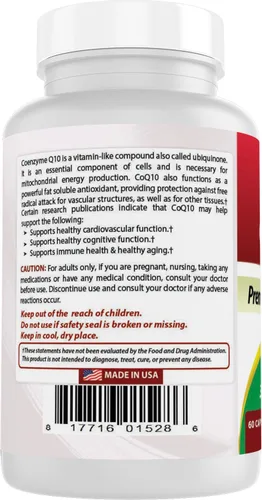 Vista 7 de Best Naturals COQ10 200 mg, 60 Cápsulas