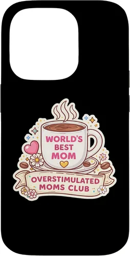 Vista 17 de Overstimulated Moms Club Funny Mother's Day Mama Mum Momma Case for iPhone 17