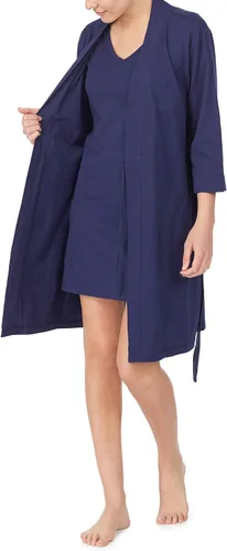 Vista 4 de Nautica Bata de punto 100% algodón para mujer