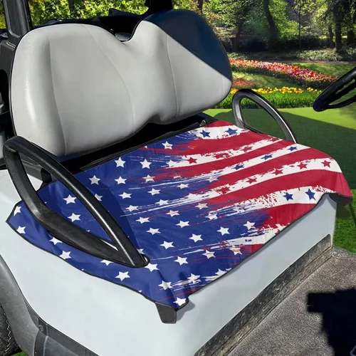 Vista 13 de Fundas universales para asiento de carrito de golf, suaves y cómodas, protección para todo tipo de clima, funda para carrito de golf para 2