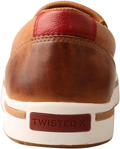 Vista 4 de Twisted X Botas Hombre Tan Bruñido Slip On Kicks Marrón