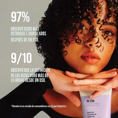 Vista 8 de AG Care Re:Coil Curl Activator - Crema para rizos, 2.5 onzas líquidas