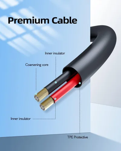 Vista 3 de Para AMULISS - Cable de carga para recortadora de cabello compatible con AMULISS