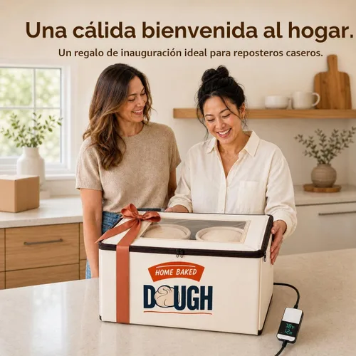 Vista 8 de BLUBYEES Caja de fermentación plegable mejorada con calefacción de 3 lados, sensor NTC incorporado y control preciso de temperatura de 68-104°F