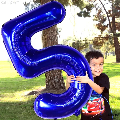 Vista 693 de KatchOn Globo negro del número 1 de 40 pulgadas, globo de feliz cumpleaños Large Mylar Number One Balloon for 1st Birthday Decorations, Foil