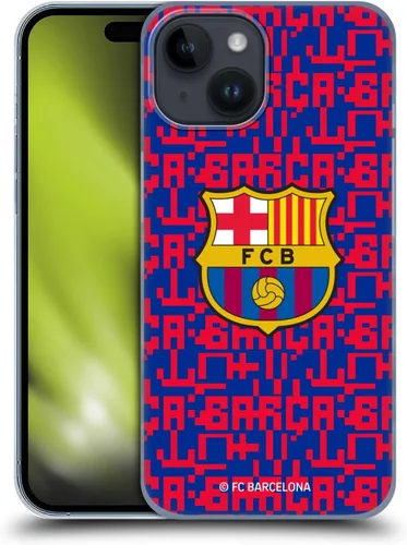 Vista 11 de Head Case Designs Funda rígida con licencia oficial del FC Barcelona Barca Crest Graphics compatible con Apple iPhone 15