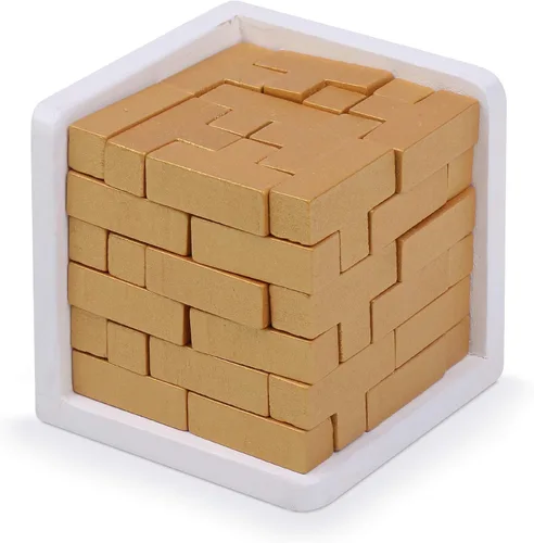 Vista 8 de Sharp Brain Zone - Rompecabezas de bicicleta – Brainteaser de metal duradero de alta calidad Desafiante juego de lógica mecánica 3D, herramienta