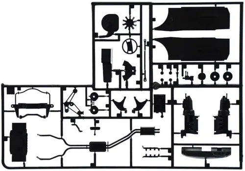 Vista 9 de Italeri 3632S 1:24 Mercedes 450 SLC Rally d Bandama'79, Edificio de modelos independientes, manualidades, afición, pegado, kit de plástico, detallado