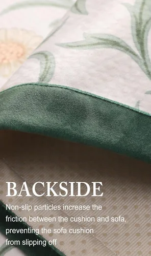 Vista 5 de patdrea Funda de sofá de diseño, fundas de terciopelo verde floral para banco de cama seccional, fundas de banco de cama de lujo, funda
