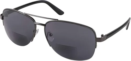 Vista 2 de FEISEDY Gafas de sol para hombres y mujeres bifocales para leer bajo el sol B2718