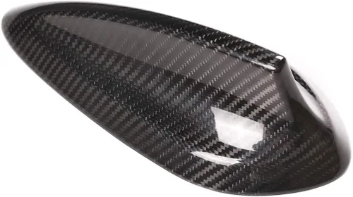 Vista 4 de YIWANG 100% fibra de carbono real para BMW F15 F20 F21 F16 F45 F46 F26 F48 F49 F85 F86 G02 2012-2019 Shark Fin cubierta de antena