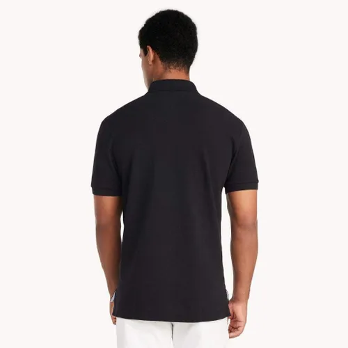 Vista 2 de Tommy Hilfiger Polo de piqué de algodón de manga corta para hombre en ajuste clásico