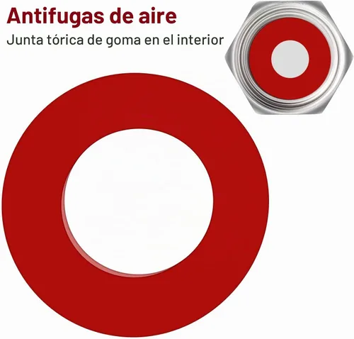 Vista 3 de 20 piezas de tapas de vástago de válvula de neumático de latón, tapas de válvula de neumático de latón en forma de hexágono plateado, cubiertas a