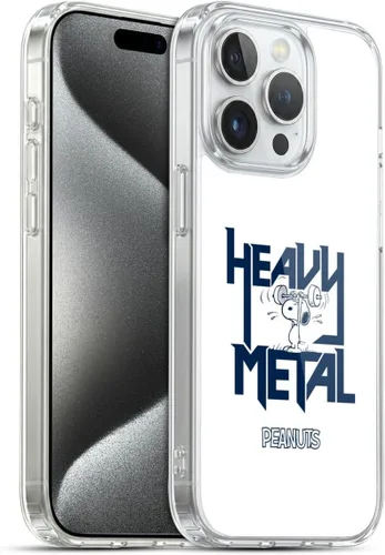 Vista 34 de Head Case Designs Funda de gel con licencia oficial de Peanuts Charlie Brown Good Grief Rock Tees [protección de grado militar] compatible con Apple