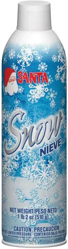 Vista 2 de 18 onzas de nieve en aerosol blanco - Caja de 12