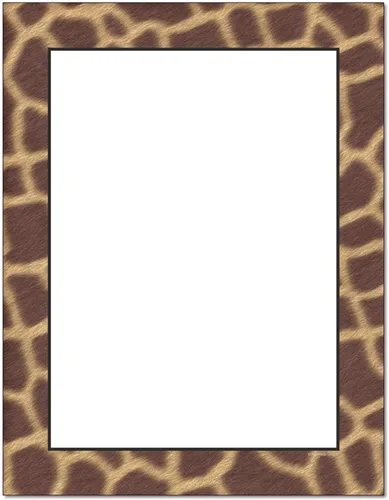 Vista 6 de Animal Skins - Papel para impresora láser y de inyección de tinta con membrete (25 hojas, guepardo)