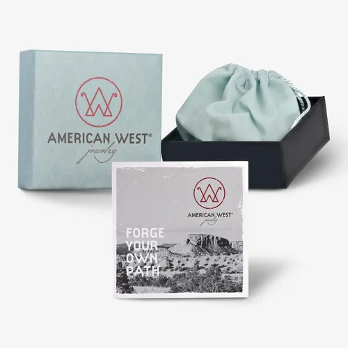 Vista 6 de American West - Pulsera de plata de ley para mujer, diseño de piedras preciosas múltiples, tallas S, M o L