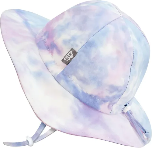 Vista 22 de JAN & JUL Sombrero de sol de algodón UPF 50+ con ala ancha para niñas pequeñas