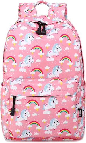 Vista 2 de Abshoo mochila ligera infantil de unicornio, bolsa para la escuela, bolsa para niñas