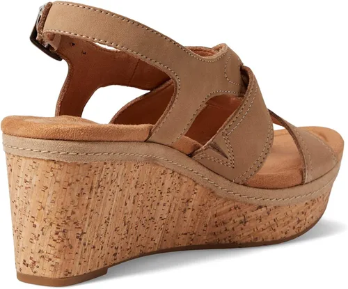 Vista 5 de Clarks Elleri Rae Sandalia de cuña para mujer