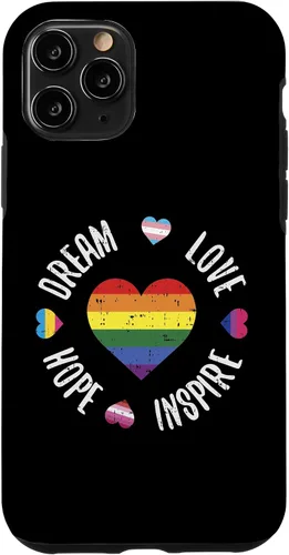 Vista 10 de Funda bi-sexual para iPhone 15 Dream Love Hope Inspire LGBTQ Orgullo Gay Trans Pan
