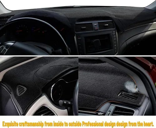 Vista 5 de Tapete para tablero con cubierta para salpicadero, antideslizante, personalizado, compatible con Acura TL 2004 2005 2006 2007 2008, protector
