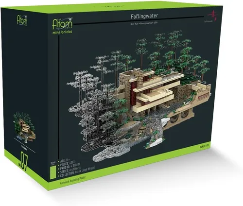 Vista 3 de The Atom Brick Juego de construcción Fallingwater