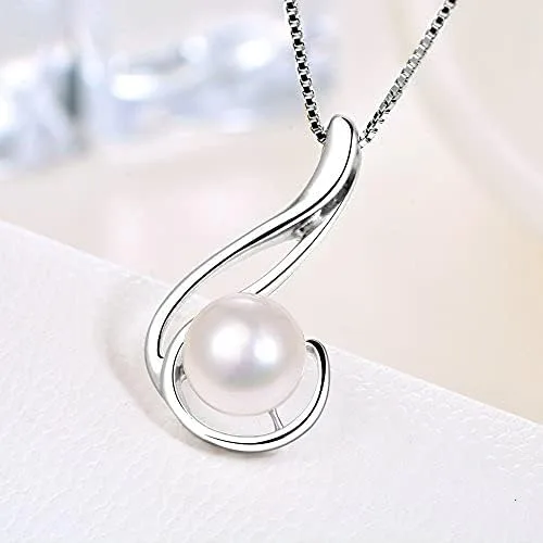 Vista 2 de Mothers Day Gifts for mom Women Wife Gifts Anniversary, Pearl necklaces, Birthday day gifts Christmas day gifts fine Jewelry gifts for women wife