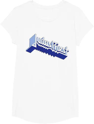 Vista 17 de Judas Priest - Camiseta con logotipo de Defender, Negro