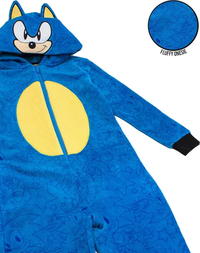 Vista 4 de Sonic The Hedgehog Mono de dormir todo en uno para niños