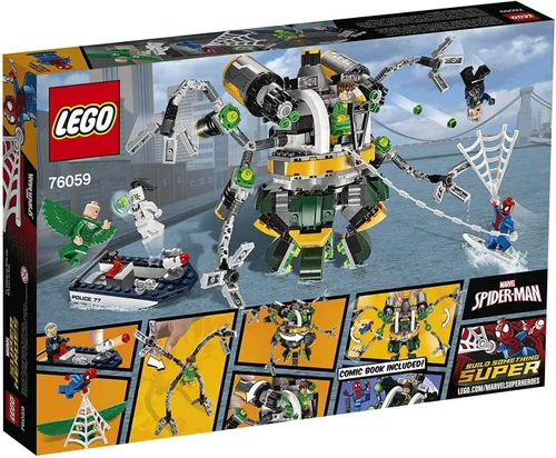 Vista 8 de Juguete Lego Marvel de Spider-Man: trampa de tentáculos del Doctor Octopus
