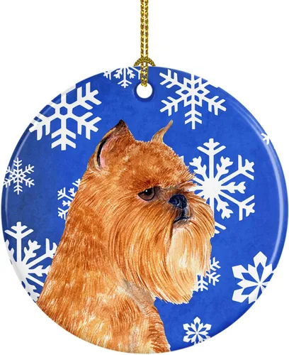 Vista 75 de Caroline's Treasures Cavalier Spaniel - Adorno de cerámica para colgar en el árbol de Navidad, para el hogar, Navidad, fiestas, regalo, 3 pulgadas