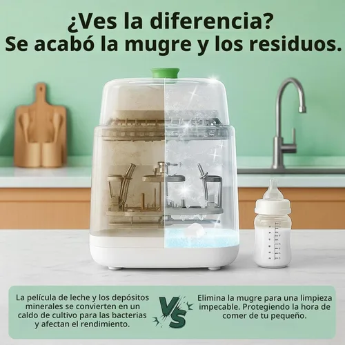 Vista 3 de Tabletas descalcificadoras para lavadora de biberones, 30