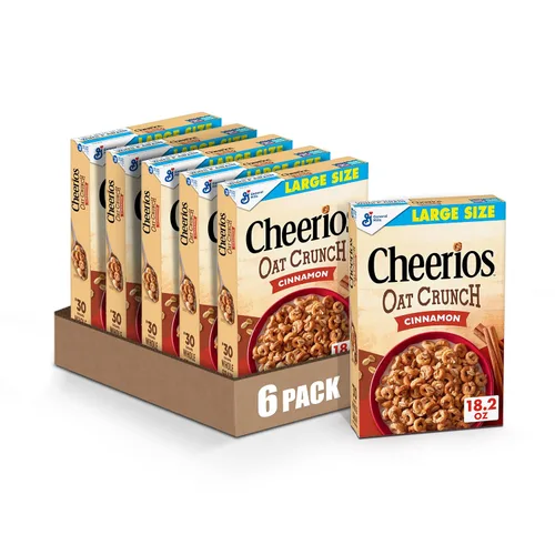 Vista 17 de Cheerios Cereal de desayuno sin gluten de avena integral, bolsa de 2.2 onzas (paquete de 5)